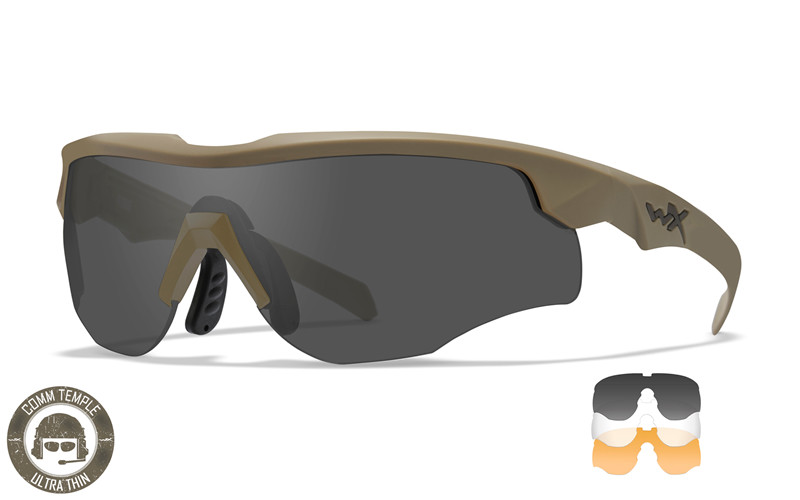ROGUE COMM Grey/Clear/Rust Tan Frame